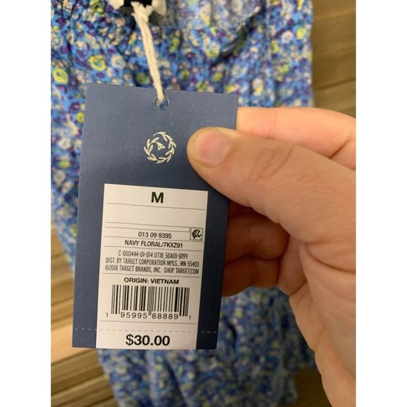 NWT Universal Thread Floral Print Mini Summer Dress Women’s Size Medium - Picture 5 of 5